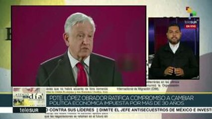 AMLO defiende cambio de modelo económico en México