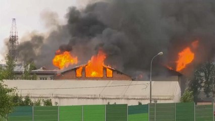 Incendio in una centrale elettrica fuori Mosca, un morto e 13 feriti
