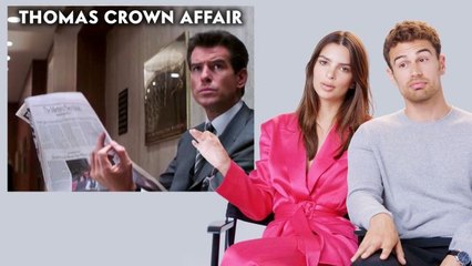 Emily Ratajkowski and Theo James Review Art Heist Movies