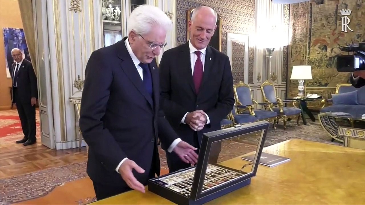 Roma - Nuovi distintivi di qualifica presentati al presidente Mattarella (11.07.19)