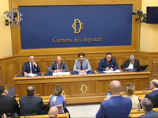 Roma - Conferenza stampa di Mattia Fantinati (11.07.19)