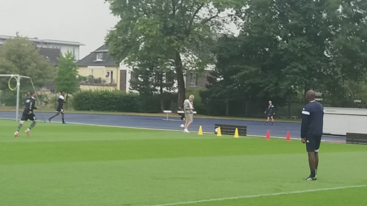 Le Sporting de Charleroi en stage à Kamen (Allemagne) - jour 6 - jeux d'adresse et précision