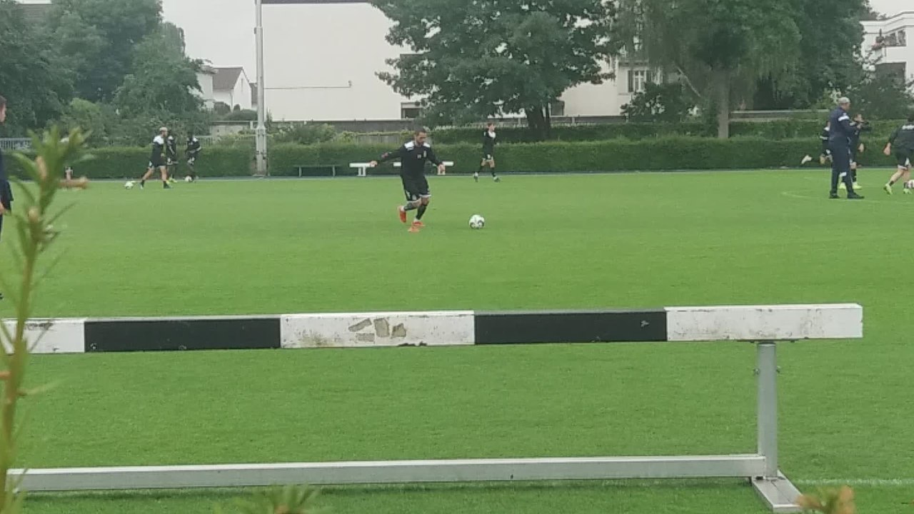 Le Sporting de Charleroi en stage à Kamen (Allemagne) - jour 6 - jeux d'adresse et précision