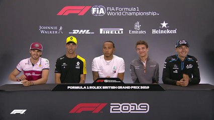 2019 British Grand Prix: Pre-Race Press Conference
