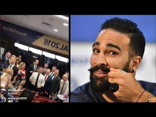 Après la finale, Adil Rami a chambré Emmanuel Macron dans le vestiaire
