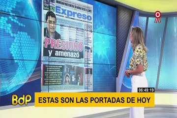 Download Video: Revisa las principales portadas de diarios locales este jueves 11 de julio