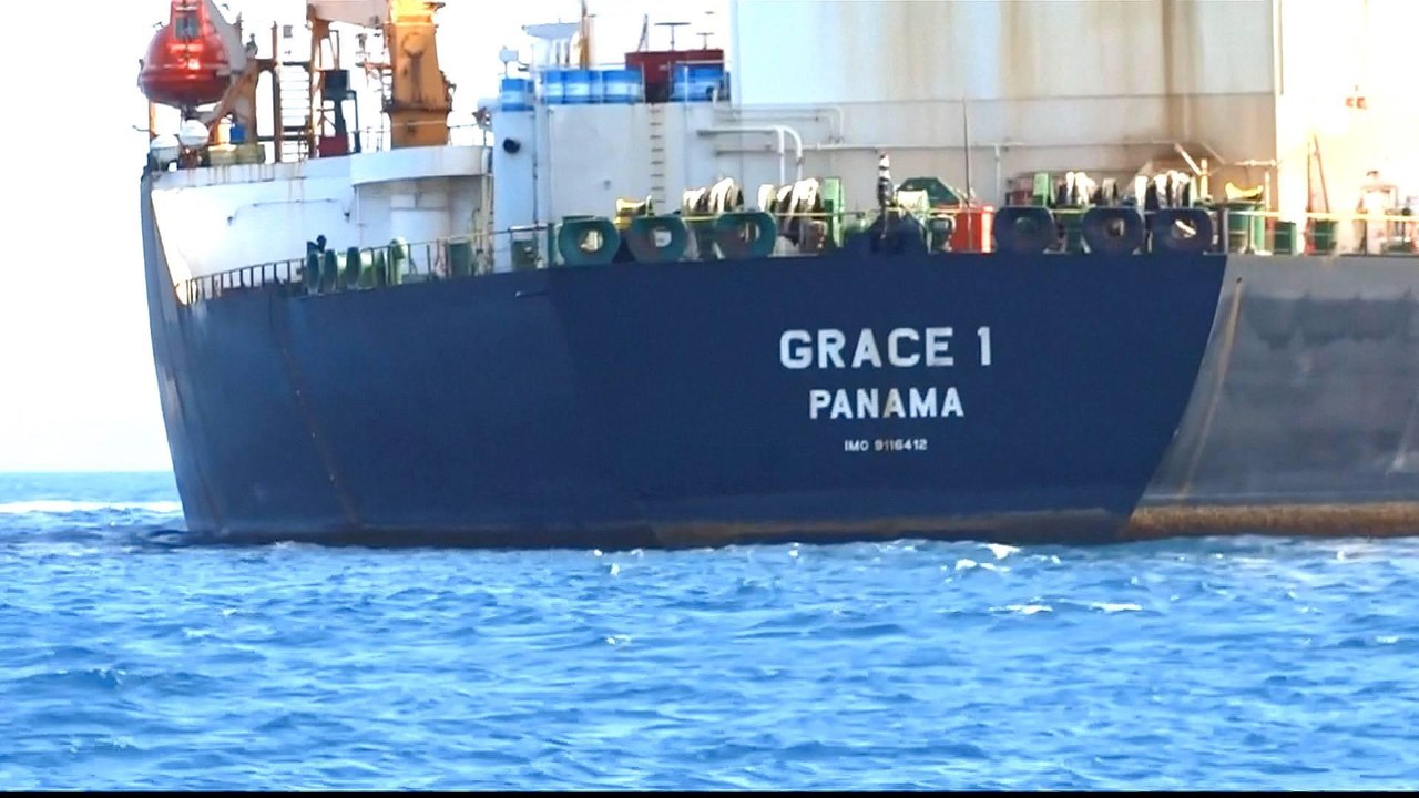 Captain, chief officer of seized Iranian tanker arrested in Gibraltar