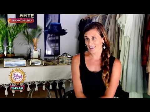 Ana Alicia se fue a conocer a unas diseñadoras de prendas de lino | Sale el Sol