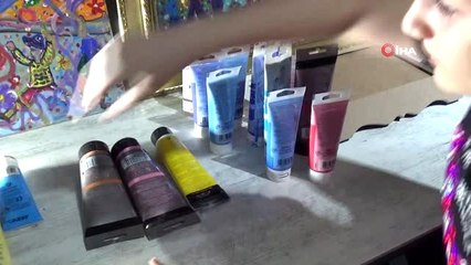 Diyarbakırlı küçük ressam destek alırsa dünyaya tanıtım yapacak
