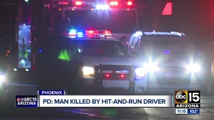 Man killed in Phoenix bit hit-and-run driver