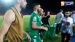 Célébration des joueurs algériens avec les supporters