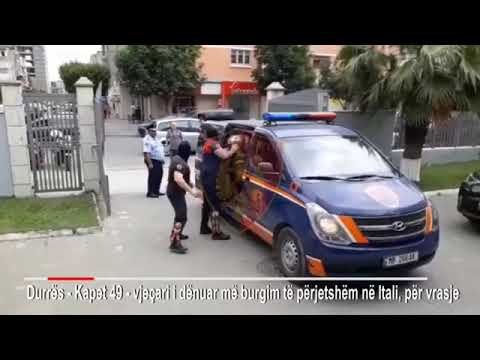 Durrës/ Kapet 25-vjeçari i dënuar me 6 vjet e 10 muaj burg në Itali për vjedhje me dhunë