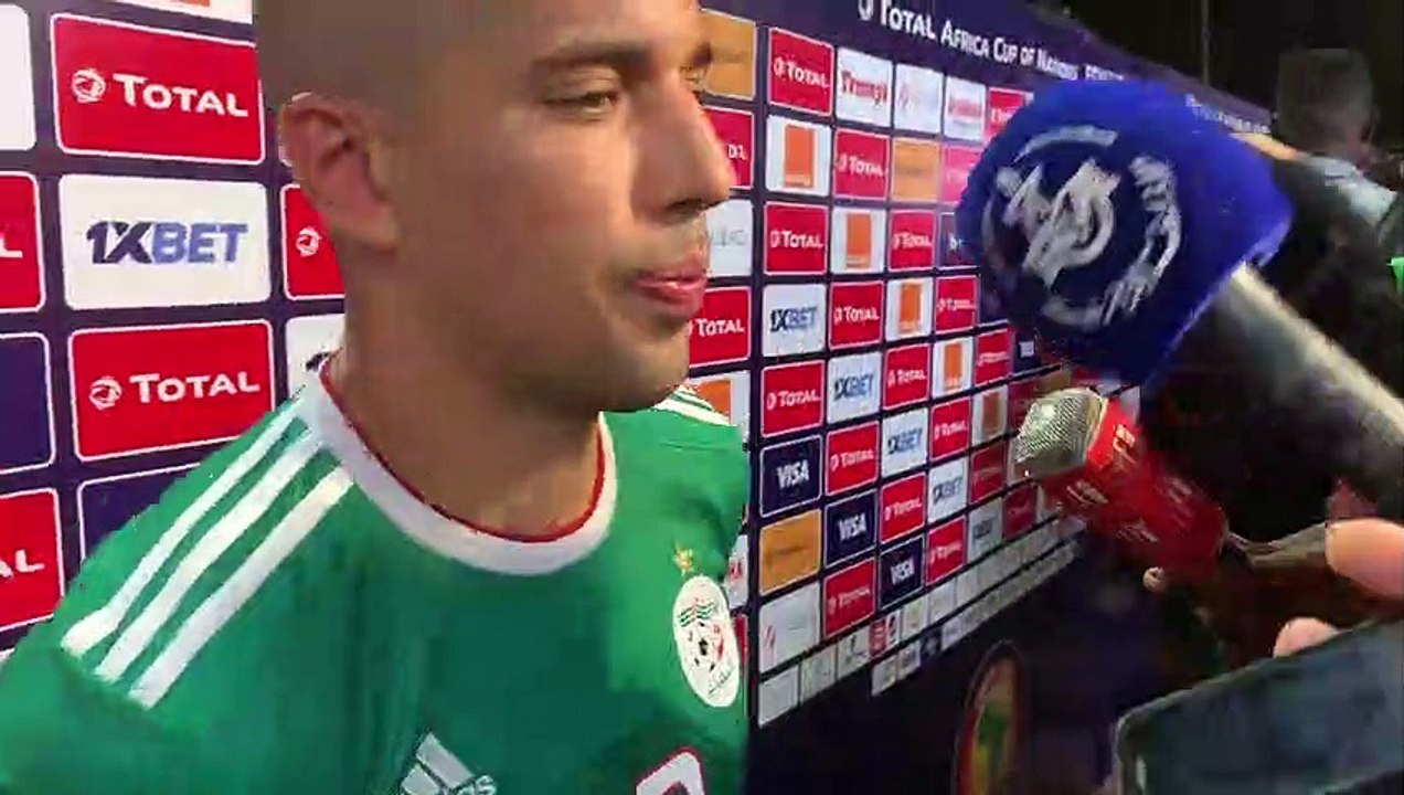 Feghouli en zone mixte après la victoire face aux Ivoiriens