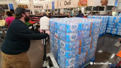 Residents stock up on supplies ahead of Barry