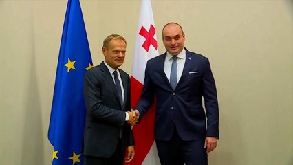 Tusk: "El colapso de la URSS fue una bendición para los georgianos"