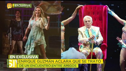 Enrique Guzmán aclara que la cena con María José es de amigos.