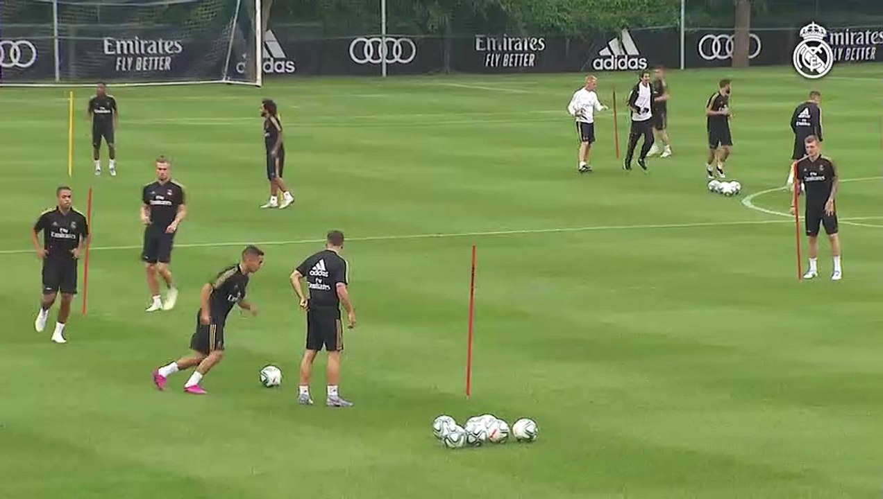El Real Madrid continúa su pretemporada en Canadá bajo la lluvia torrencial