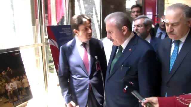 TBMM Başkanı Şentop, İhlas Haber Ajansı'nın '15 Temmuz Hain Darbe Girişimi Sergisi'ni gezdi