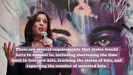 Kamala Harris just announced a plan to end the rape kit backlog