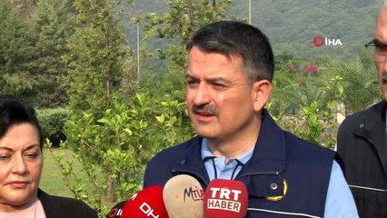 Bakan Pakdemirli; "Yangına müdahale süresini 10 dakikaya indireceğiz"