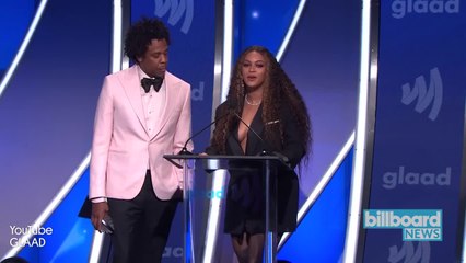 Beyoncé & Jay-Z Receive GLAAD Vanguard Award | Billboard News