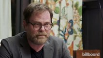 Billie Eilish Quizzed On 'The Office' Trivia by Rainn Wilson | Billboard News