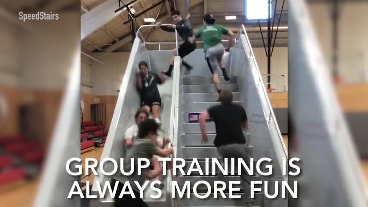 Stairs And Slide Workout