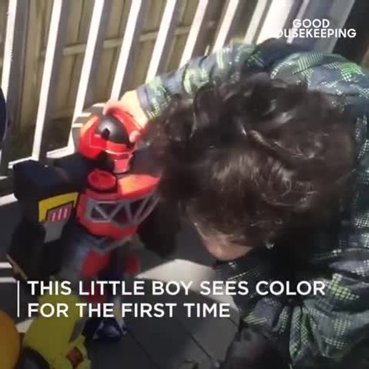 This Little Boy Is Seeing in Color for the First Time