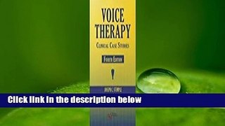 [BEST SELLING]  Voice Therapy: Clinical Case Studies