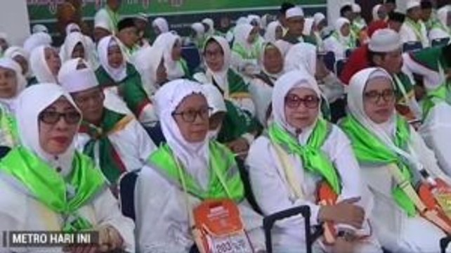Calhaj Kloter Pertama Embarkasi Medan Masuk Asrama Haji