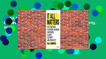 It All Matters: 125 Strategies to Achieve Maximum Confidence, Clarity, Certainty, and