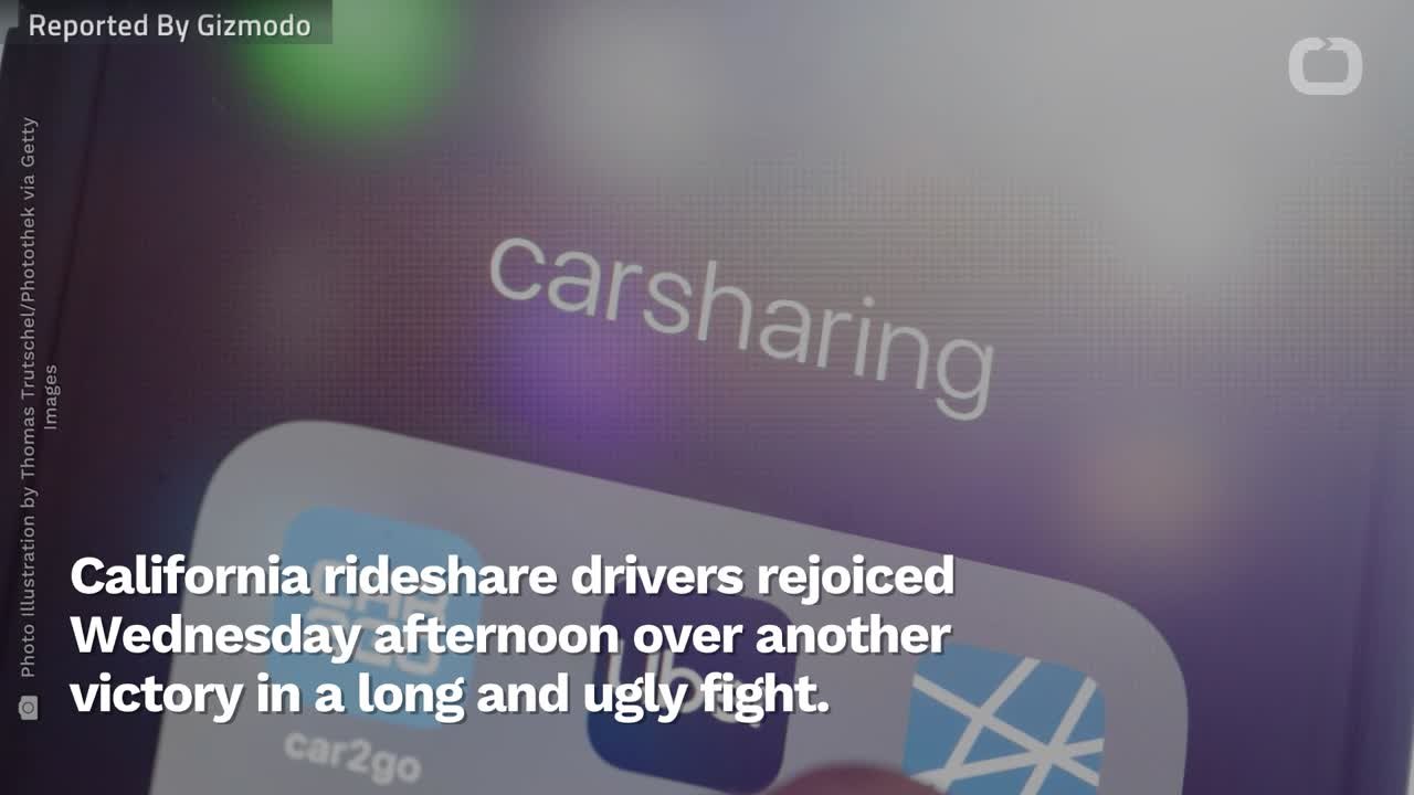 California Moves Closer To Classifying Uber, Lyft Drivers As Employees