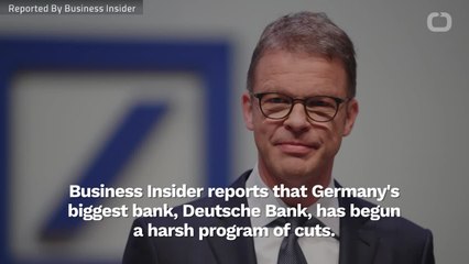 Deutsche Bank Will Undergo Brutal Restructuring
