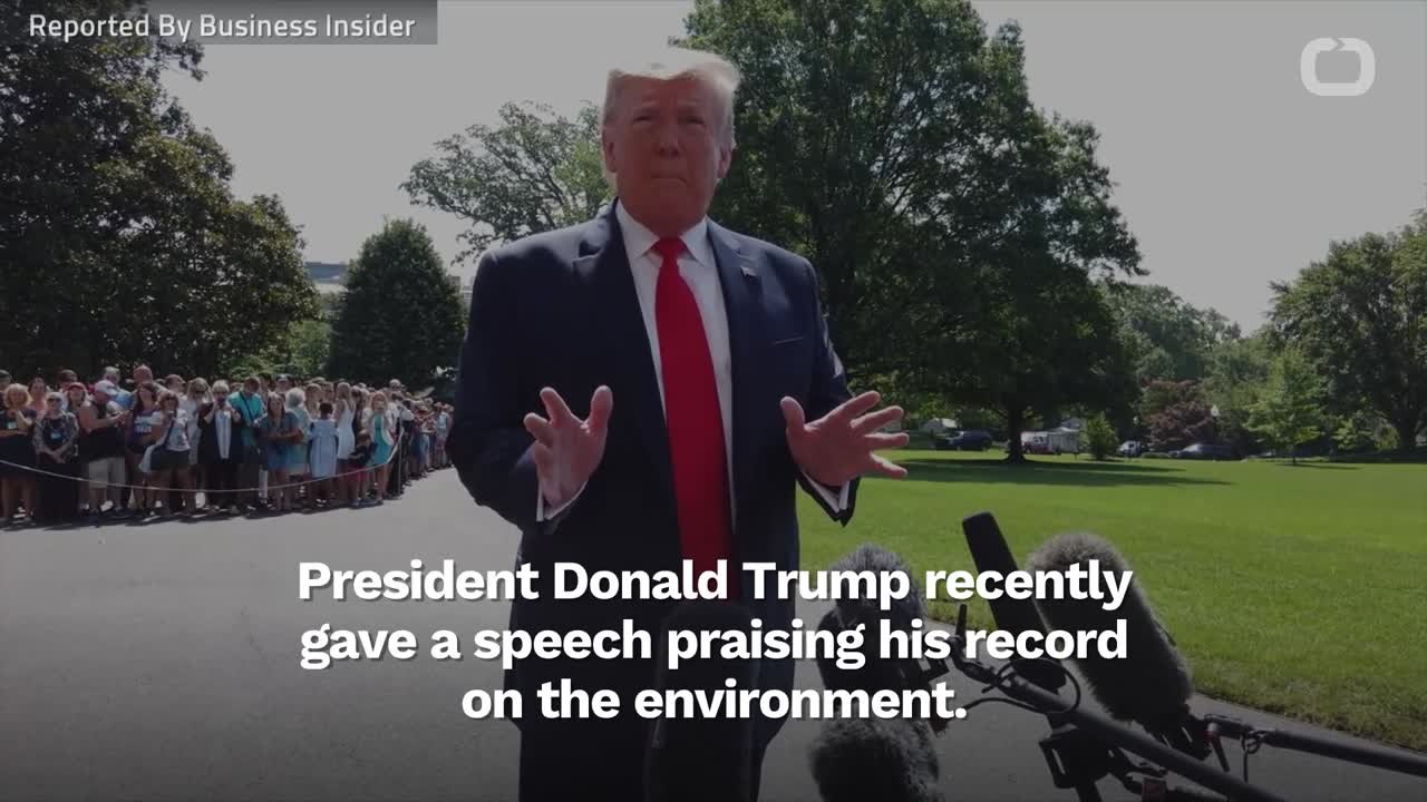 President Donald Trump Declares War On The Green New Deal