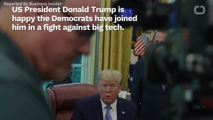 Trump Happy Dems Have Joined Him In Fight Against Big Tech