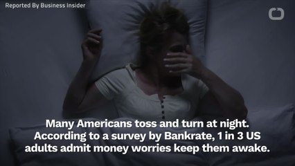 1 In 3 US Adults Lose Sleep Over Financial Issues