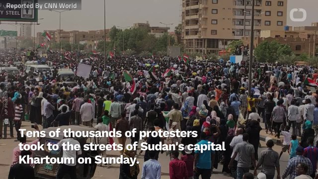 Massive Protest In Sudan Demands Military Hand Over Power To Civilian Rule
