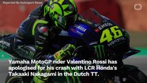 'My Mistake': Rossi Apologises For Crashing Into Nakagami In MotoGP Dutch TT