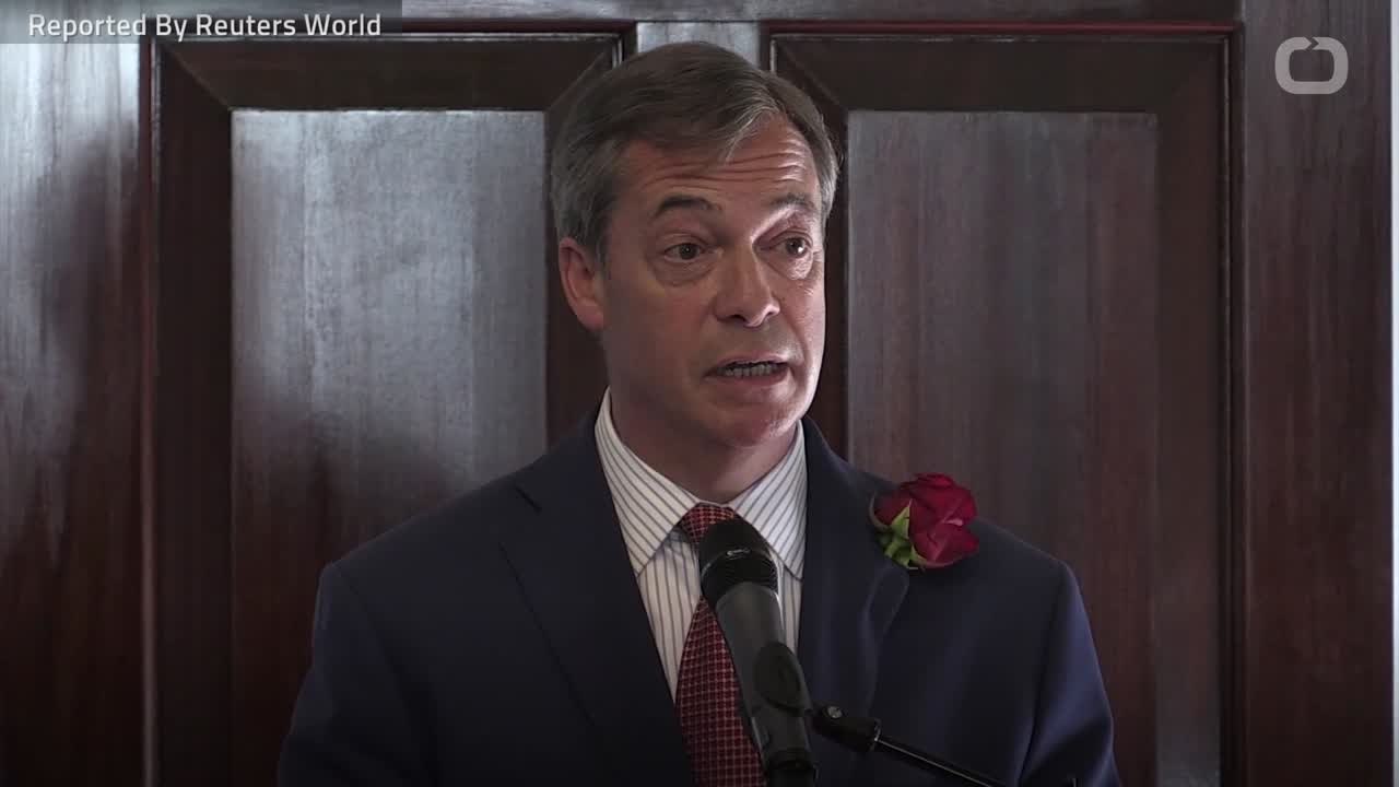 The Brexit Party's Nigel Farage Says Theresa May "Misjudged The Mood" Of Britain