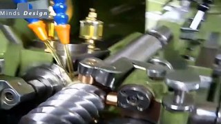 Fastest High Precision Automatic Thread Rolling Cutting Machine, Metal Milling Machine in Action