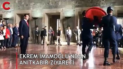 Ekrem İmamoğlu'ndan Anıtkabir ziyareti