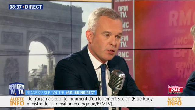 François de Rugy dit avoir appris mercredi matin que sa directrice de cabinet bénéficiait d'un logement social