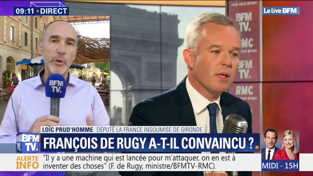Loïc Prud'homme (LFI) réagit aux révélations sur François de Rugy: On est face à un gouvernement de dégoûtants qui produit un pays de dégoûtés