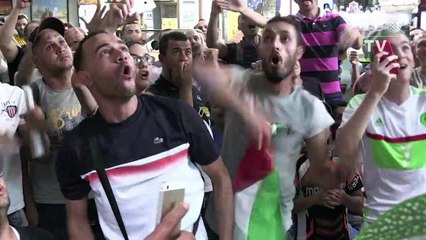 Football/CAN-2019: les fans de l'Algérie fêtent la qualification