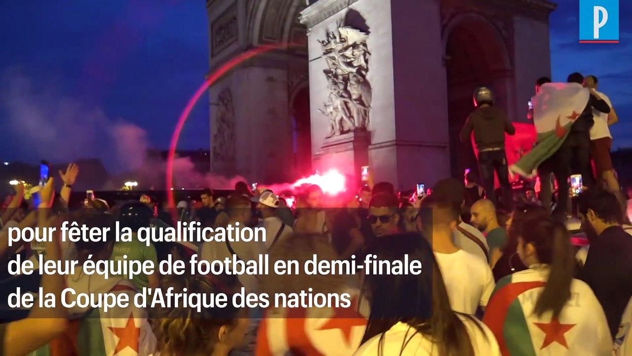 Victoire de l'Algérie à la CAN : les célébrations dégénèrent sur les Champs-Elysées