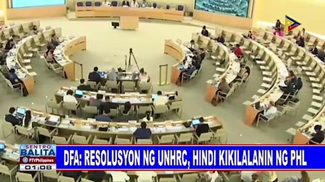 DFA: Resolusyon ng UNHRC, hindi kikilalanin ng PHL