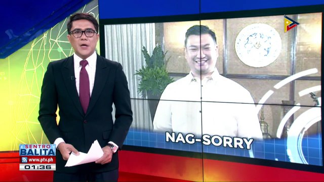 Rep. Delos Santos, nag-sorry sa nasuntok na waiter
