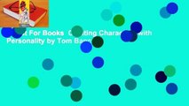 About For Books  Creating Characters with Personality by Tom Bancroft