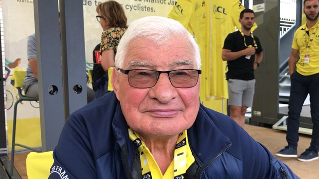 Tour de France. Interview de Raymond Poulidor, ancien coureur, trois fois deuxième du Tour