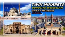 Twin Minarets, Buruciye Madrasah and Great Mosque - Sivas Turkey